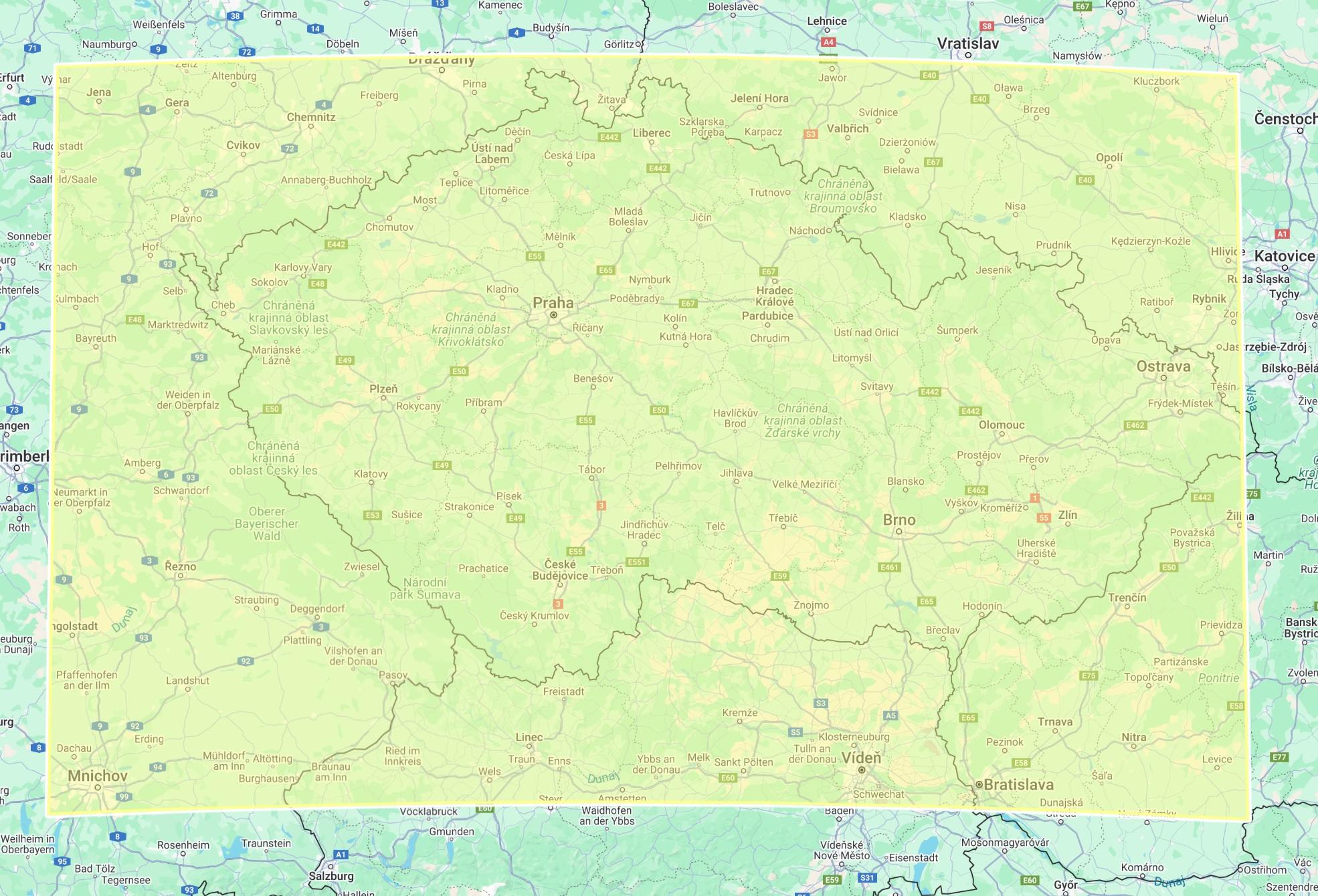 Rozvoz CZ, SK, PL, AT, DE